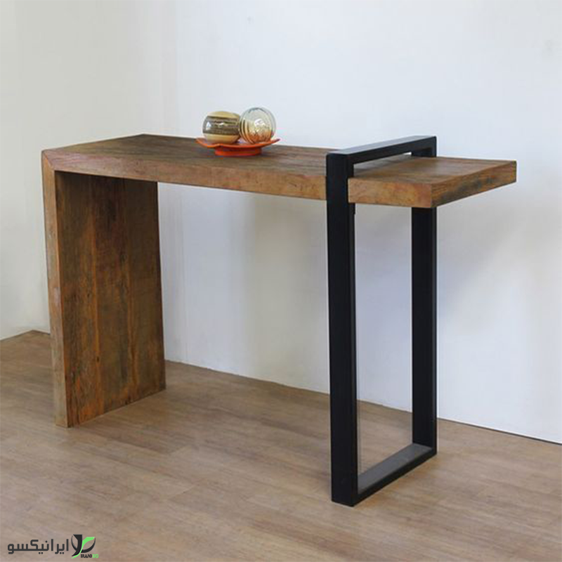 میز دکوری چوب و فلز مدل fabo