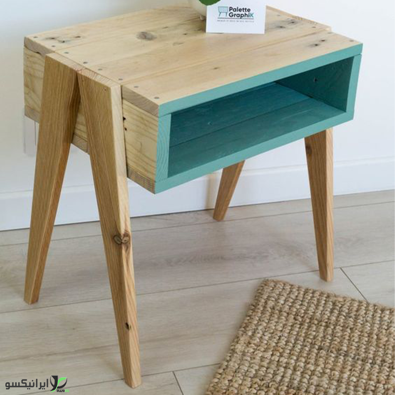 میز دکوری چوبی ساده