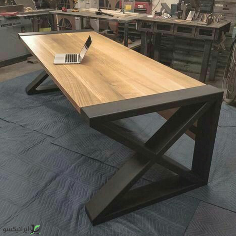 میز مدیریت چوب و فلز مدل ornell