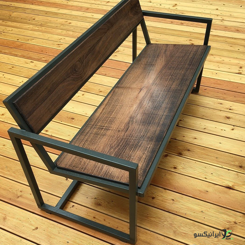 صندلی چوب و فلز مدل zola